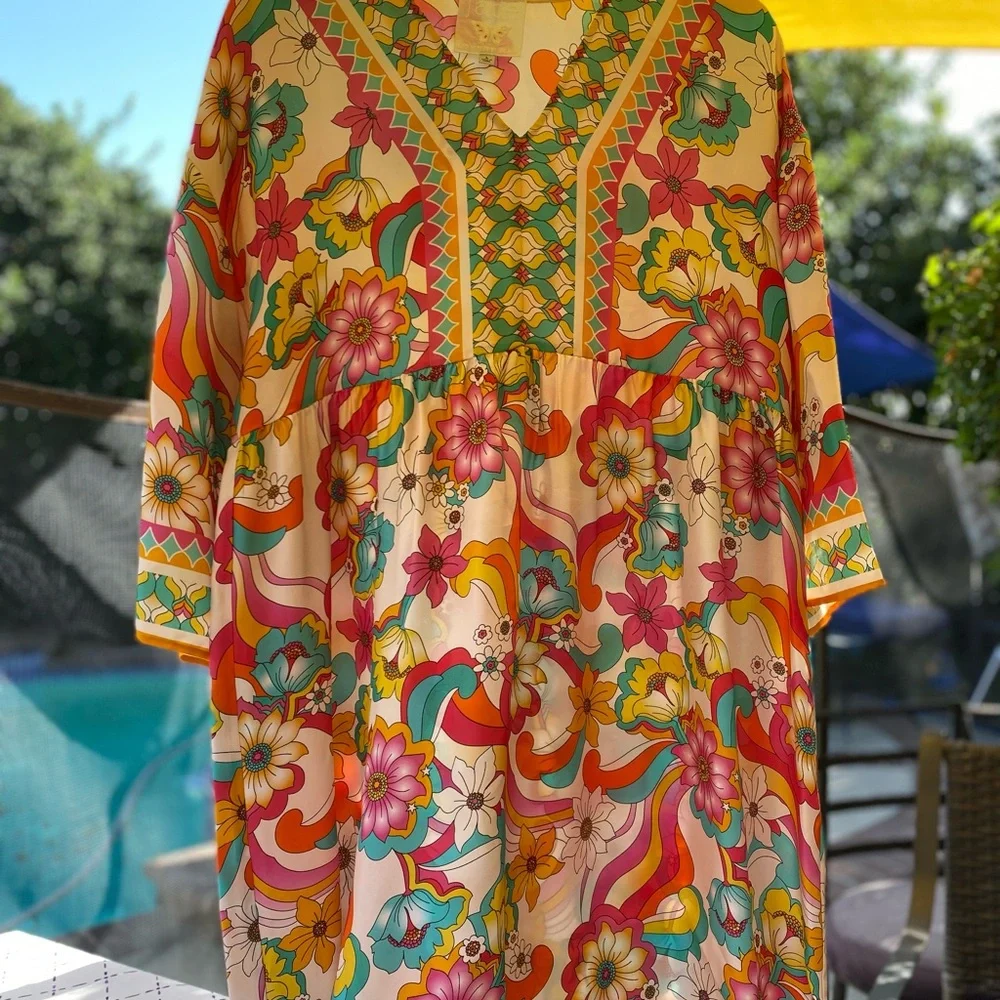Johnny Was Jade Prismatic Dream
Barbara Dress L - Picture 6 of 10
